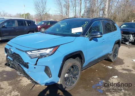 2023 Toyota Rav4 Hybrid Xse z USA, uszkodzony, nr VIN 2T3E6RFV3PW043572